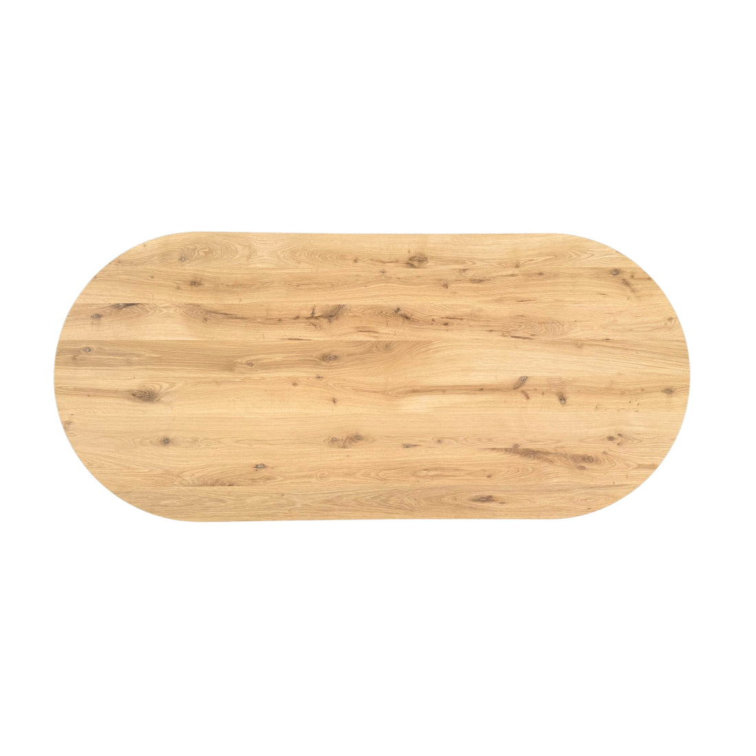 Plat ovaal Tafelblad