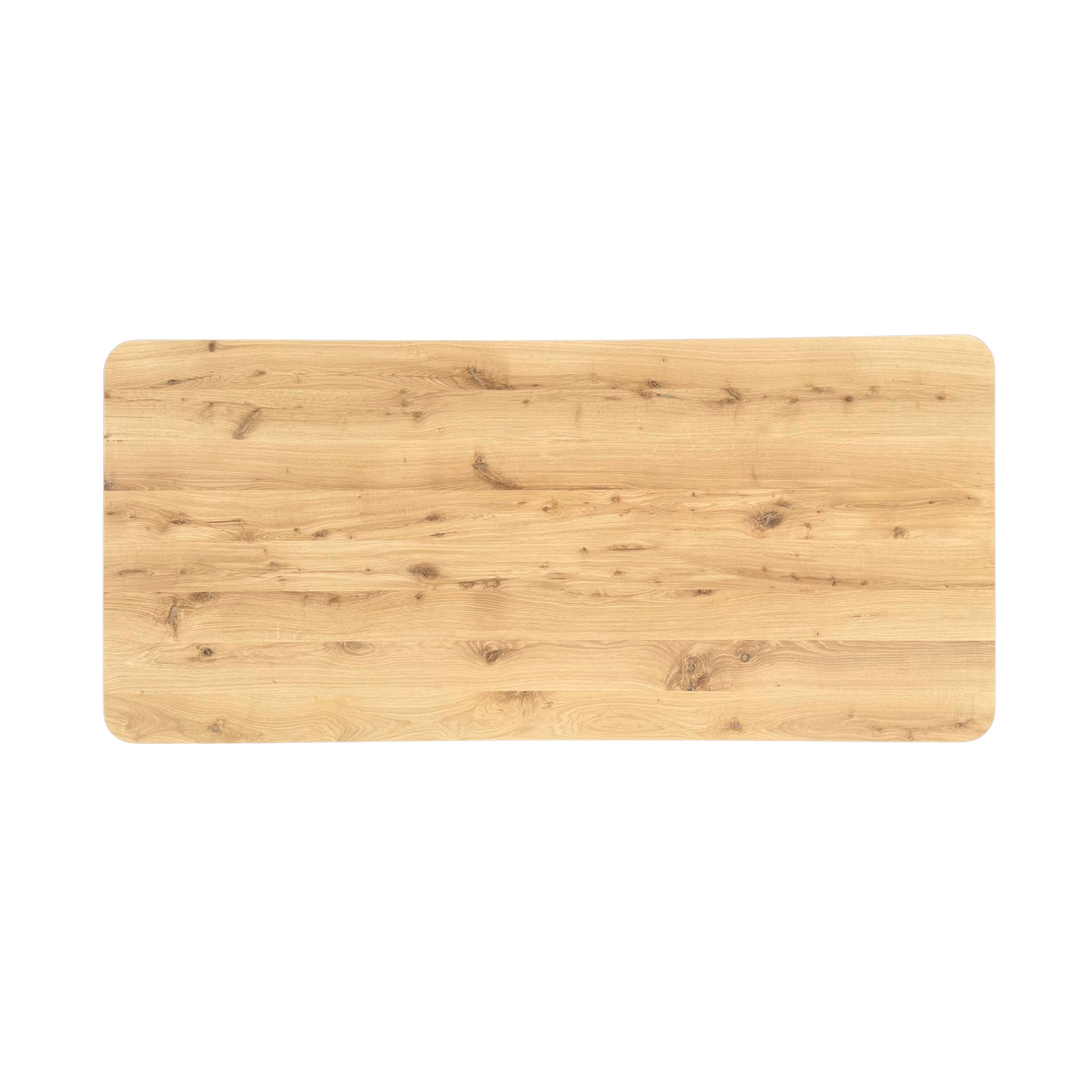 Rechthoekig afgeronde hoeken tafelblad 