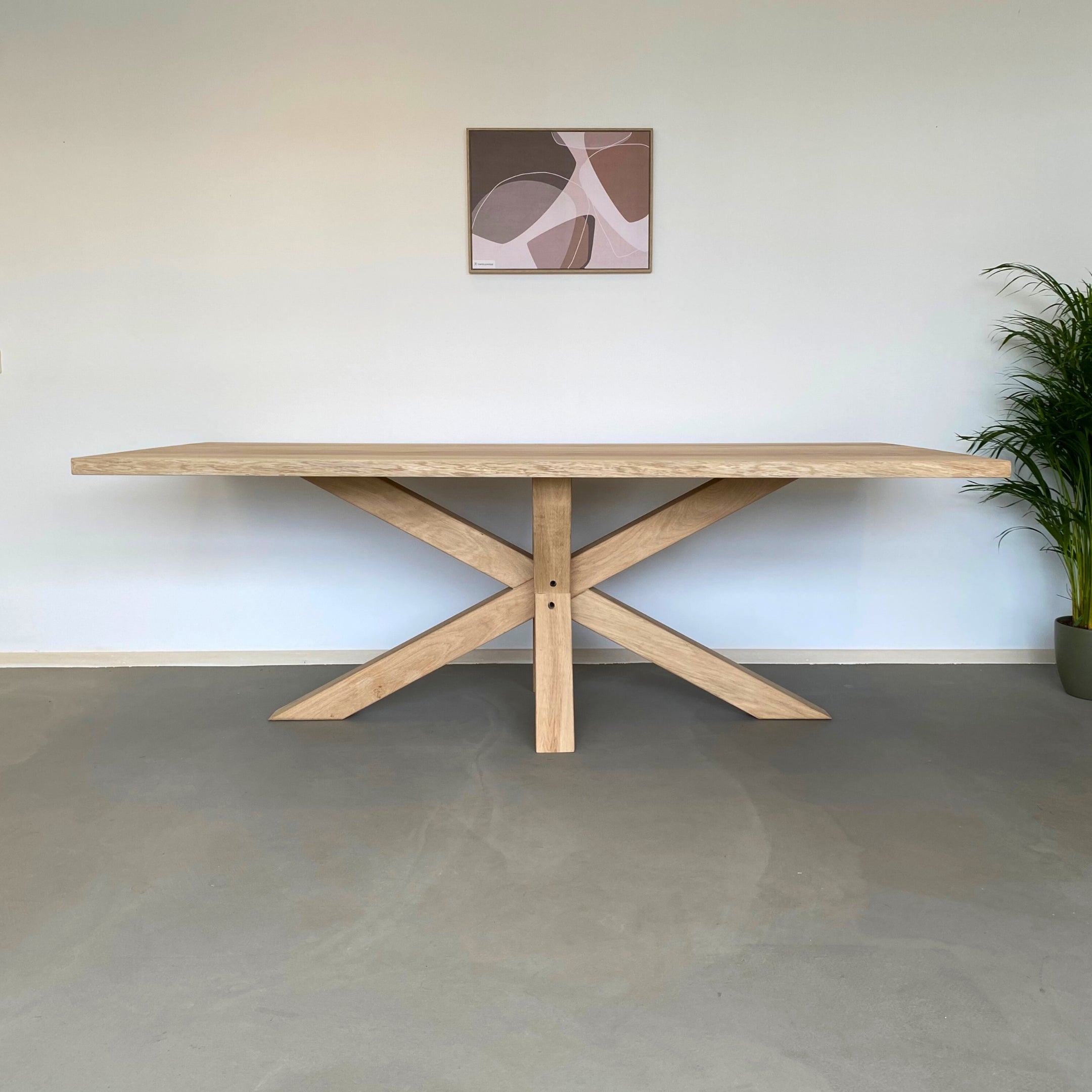 Boomstam eettafel "Aaron" 