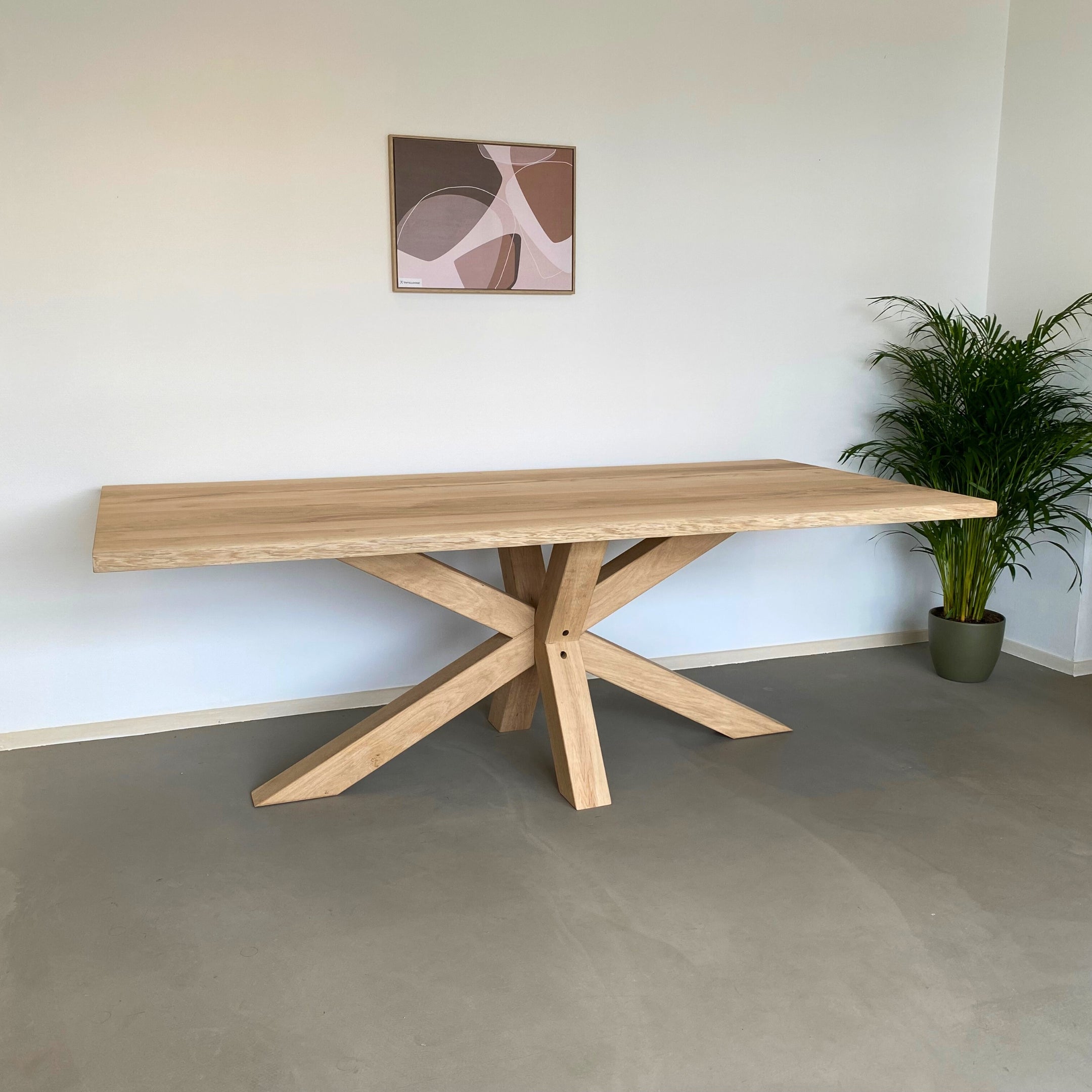 Boomstam eettafel "Aaron" 