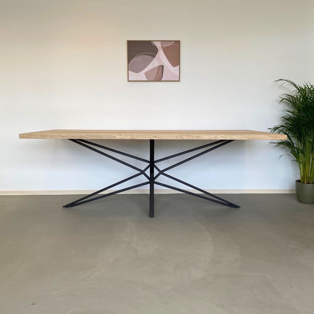Boomstam eettafel "Jim"