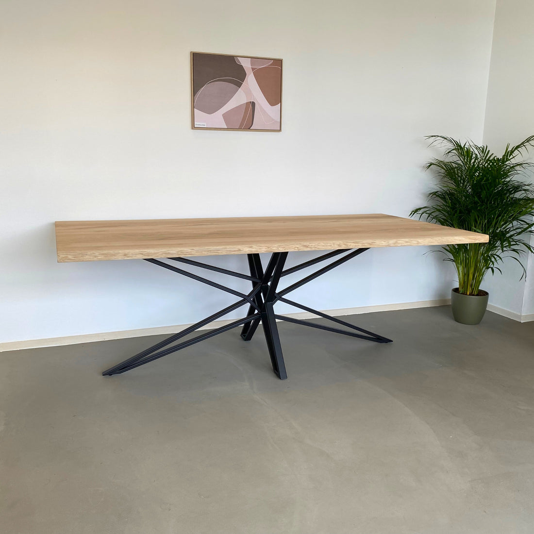 Boomstam eettafel "Jim"