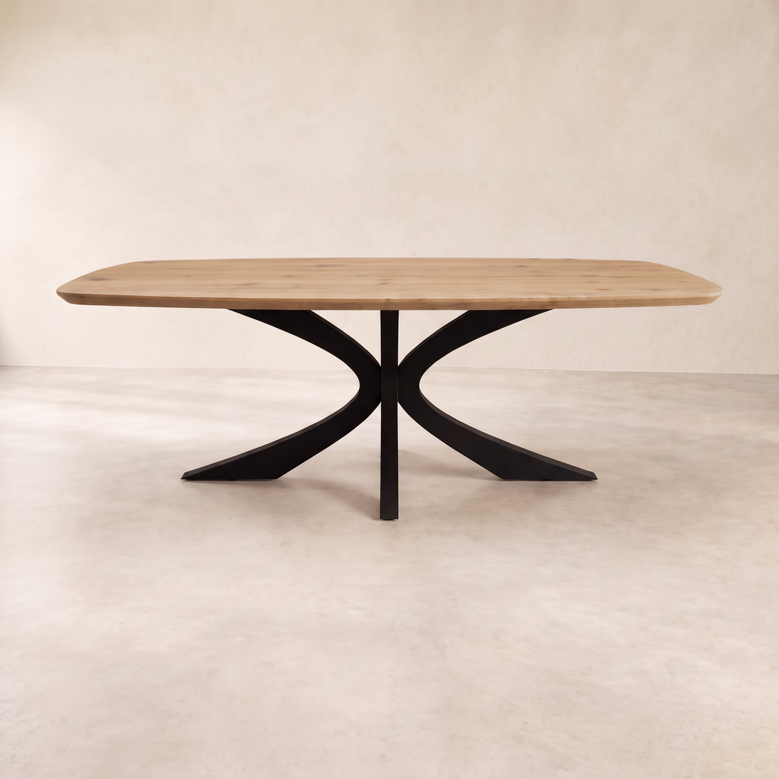 Luft - staal onderstel eettafel 