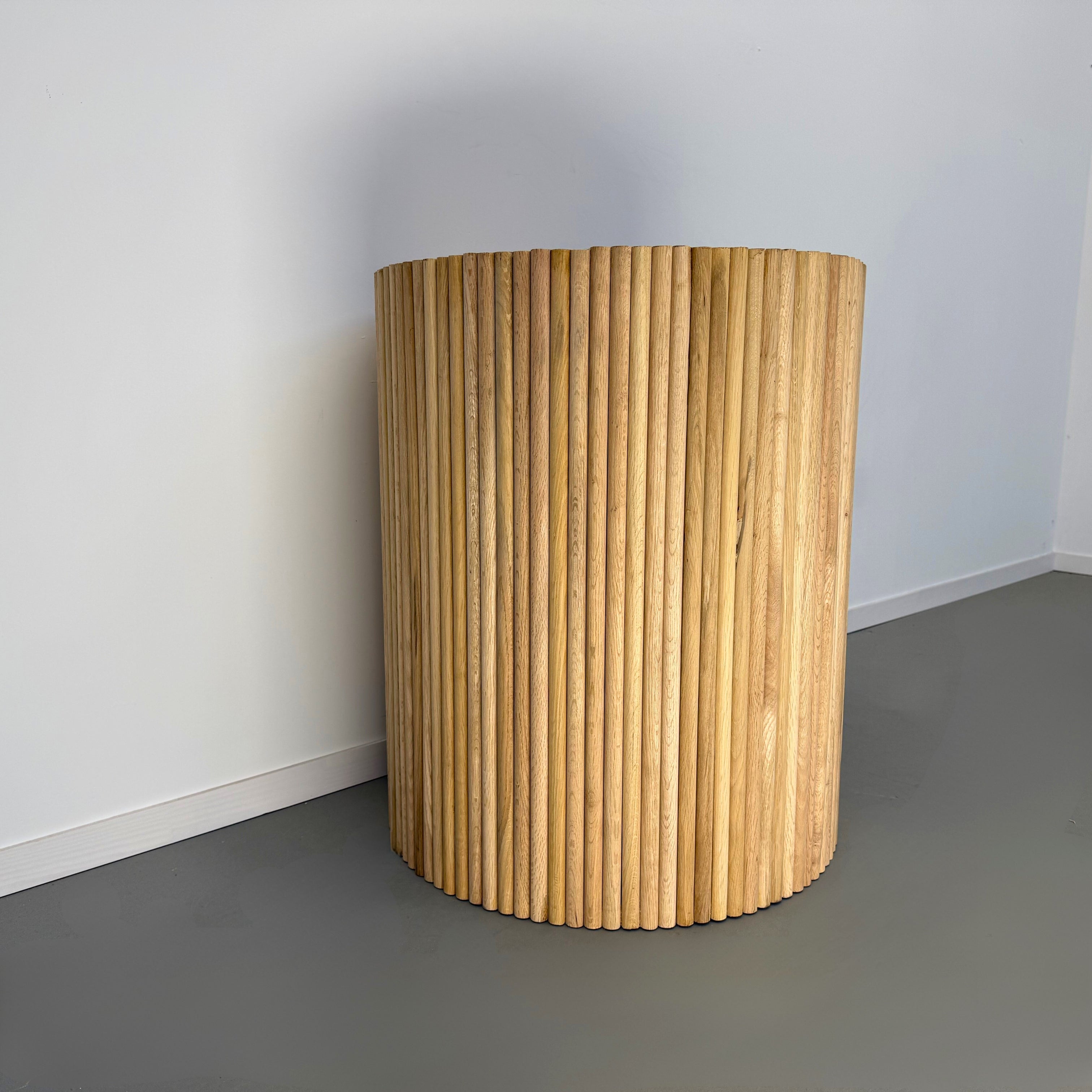 Eiken "rib" rond 60cm 