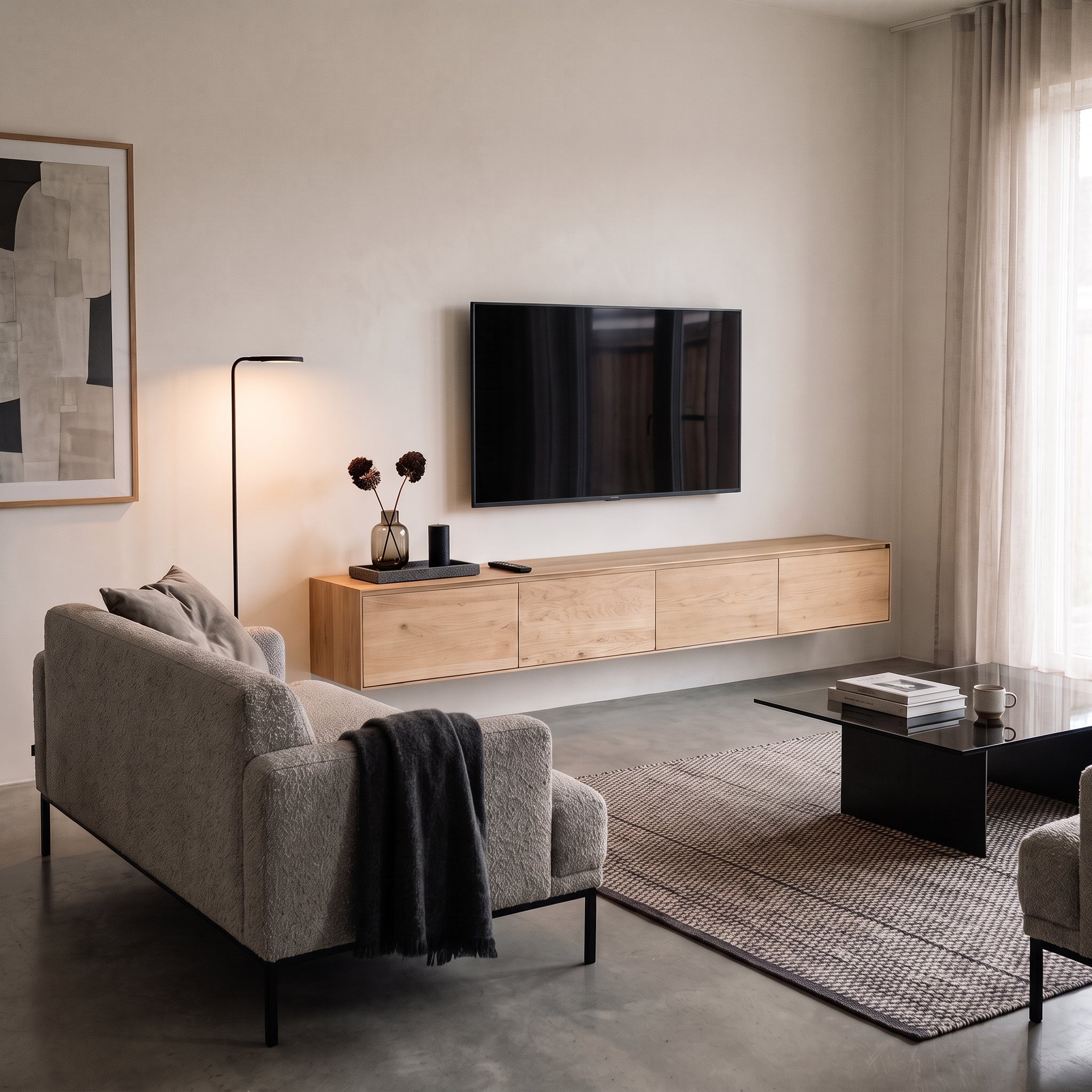 Zwevend TV meubel "Jelmer" 