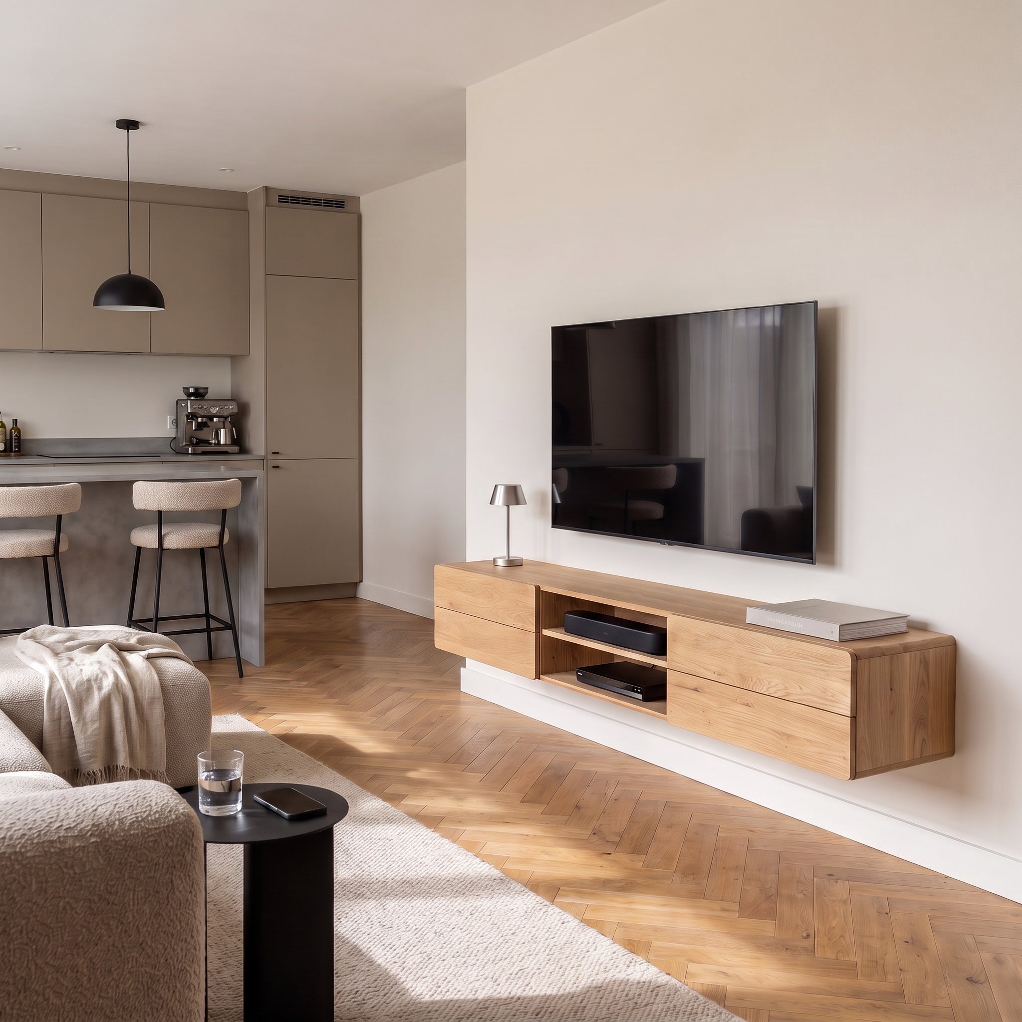 Zwevend TV meubel "Joris" 