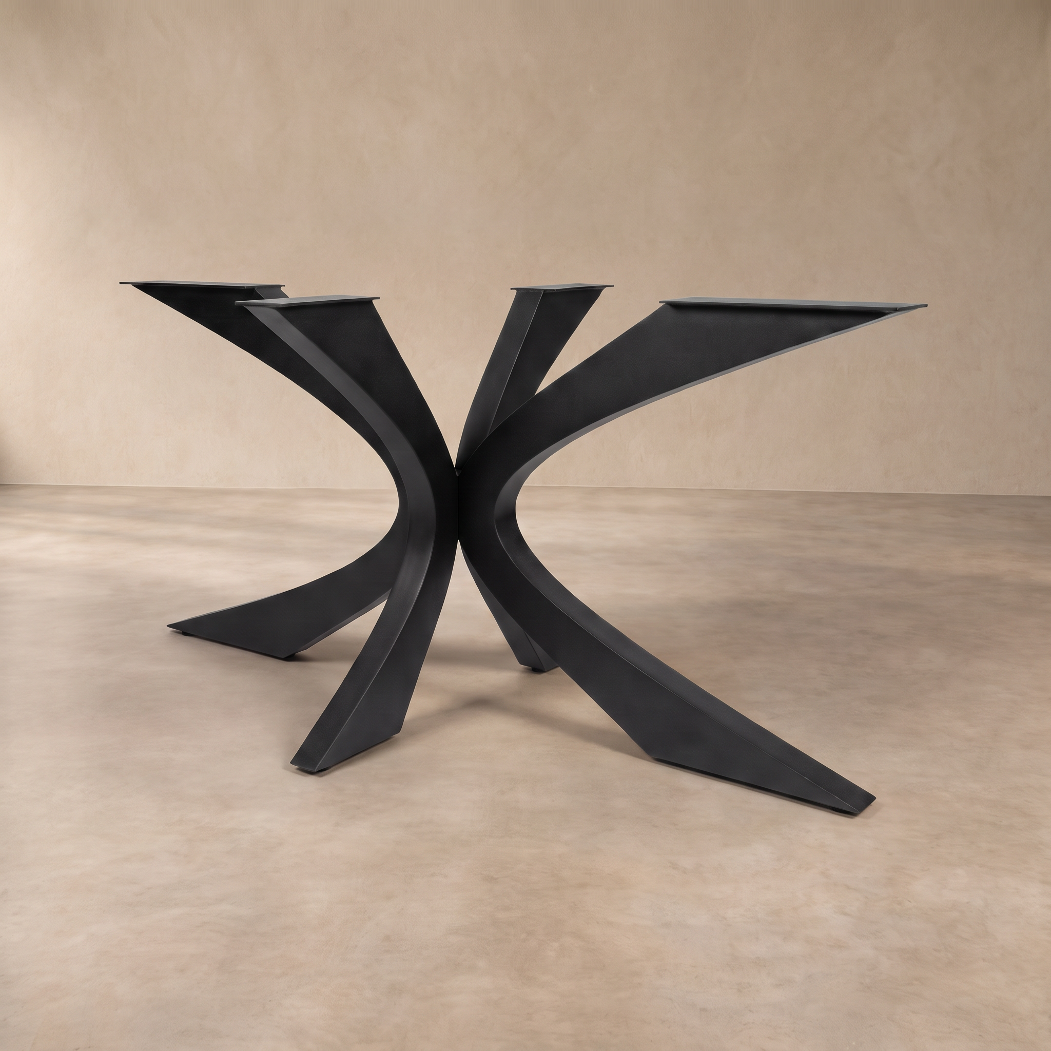 Luft - staal onderstel eettafel 