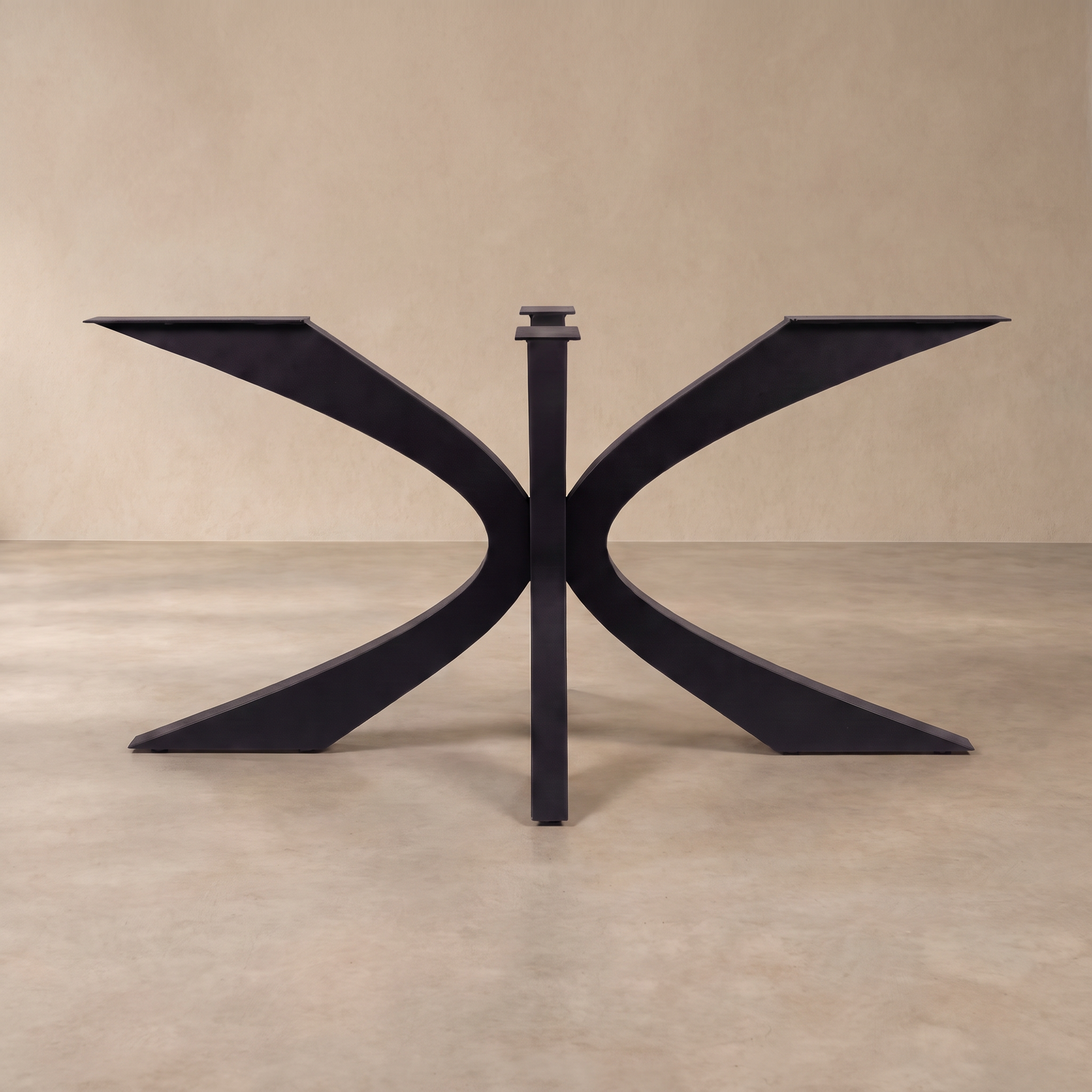 Luft - staal onderstel eettafel 