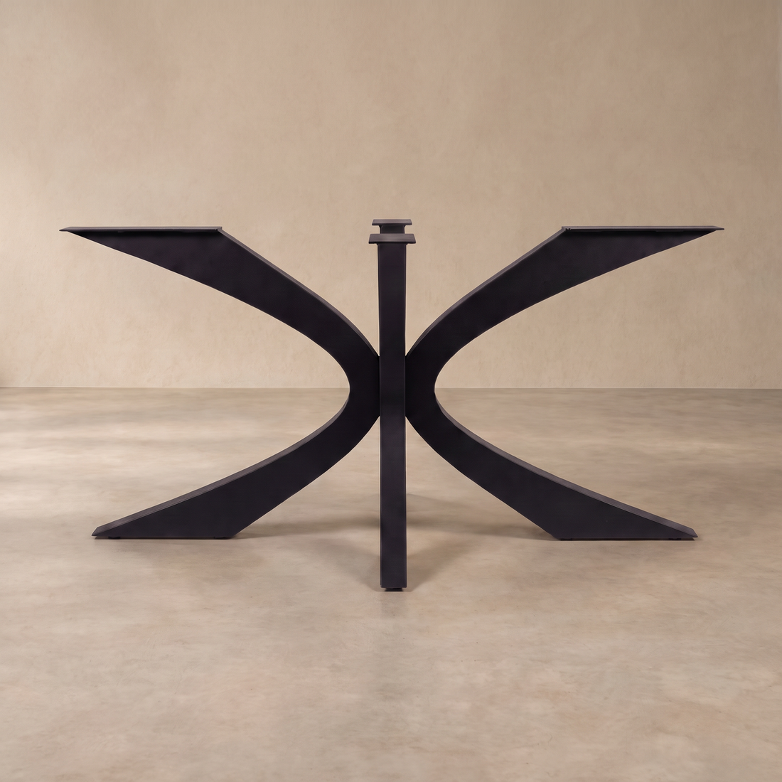 Luft - staal onderstel eettafel 