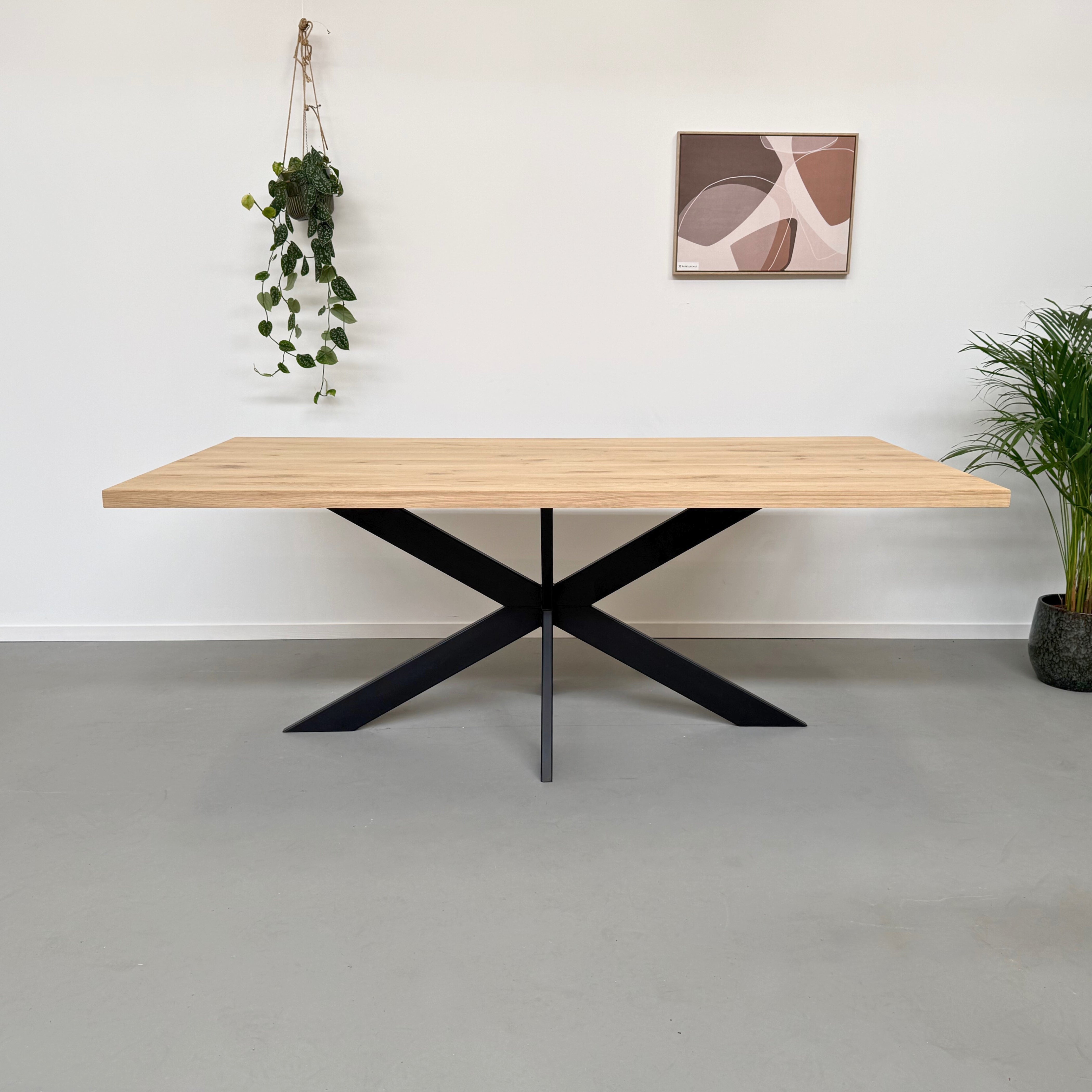 Rechthoekige eettafel "Bram" 