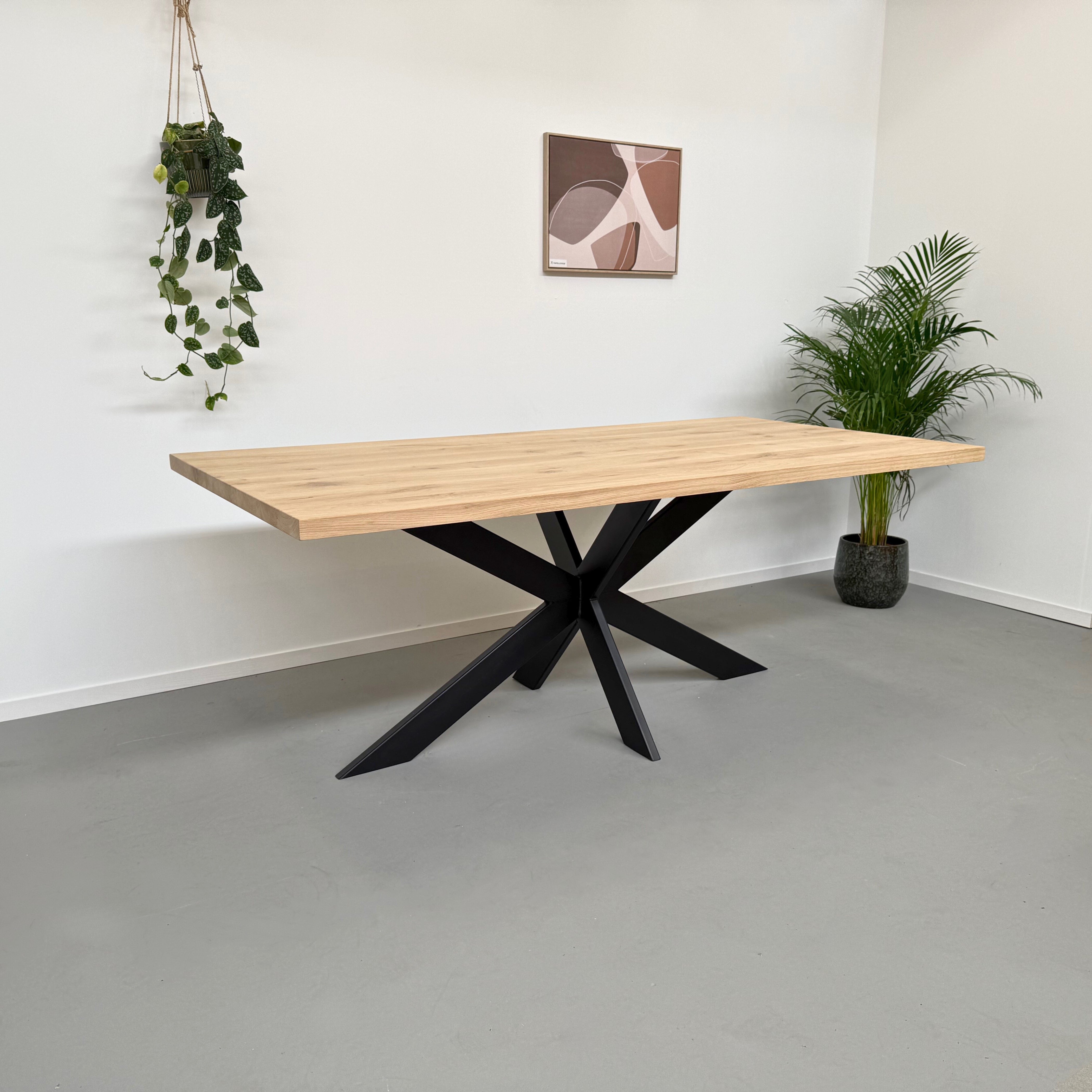 Rechthoekige eettafel "Bram" 