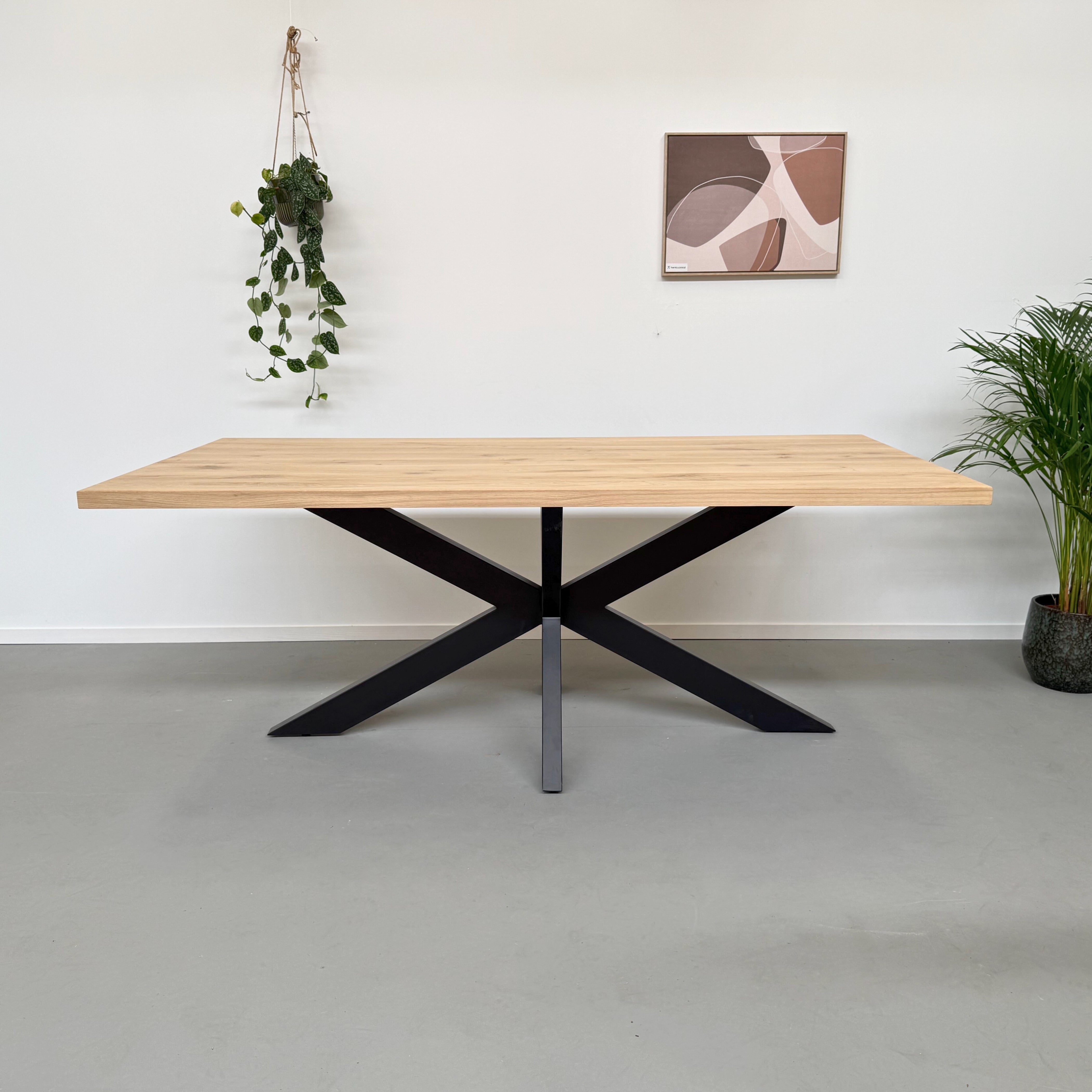 Rechthoekige eettafel "David" 