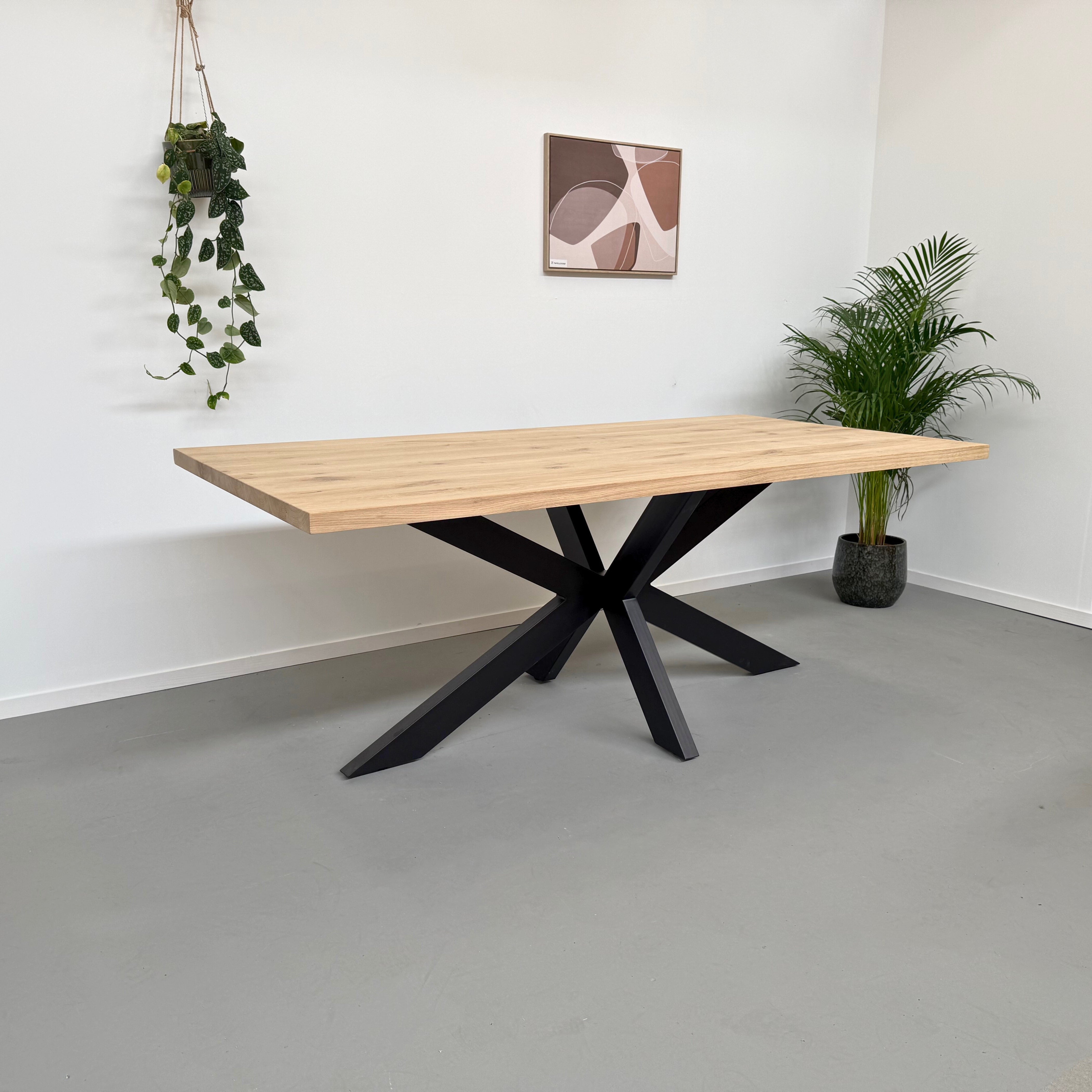 Rechthoekige eettafel "David" 