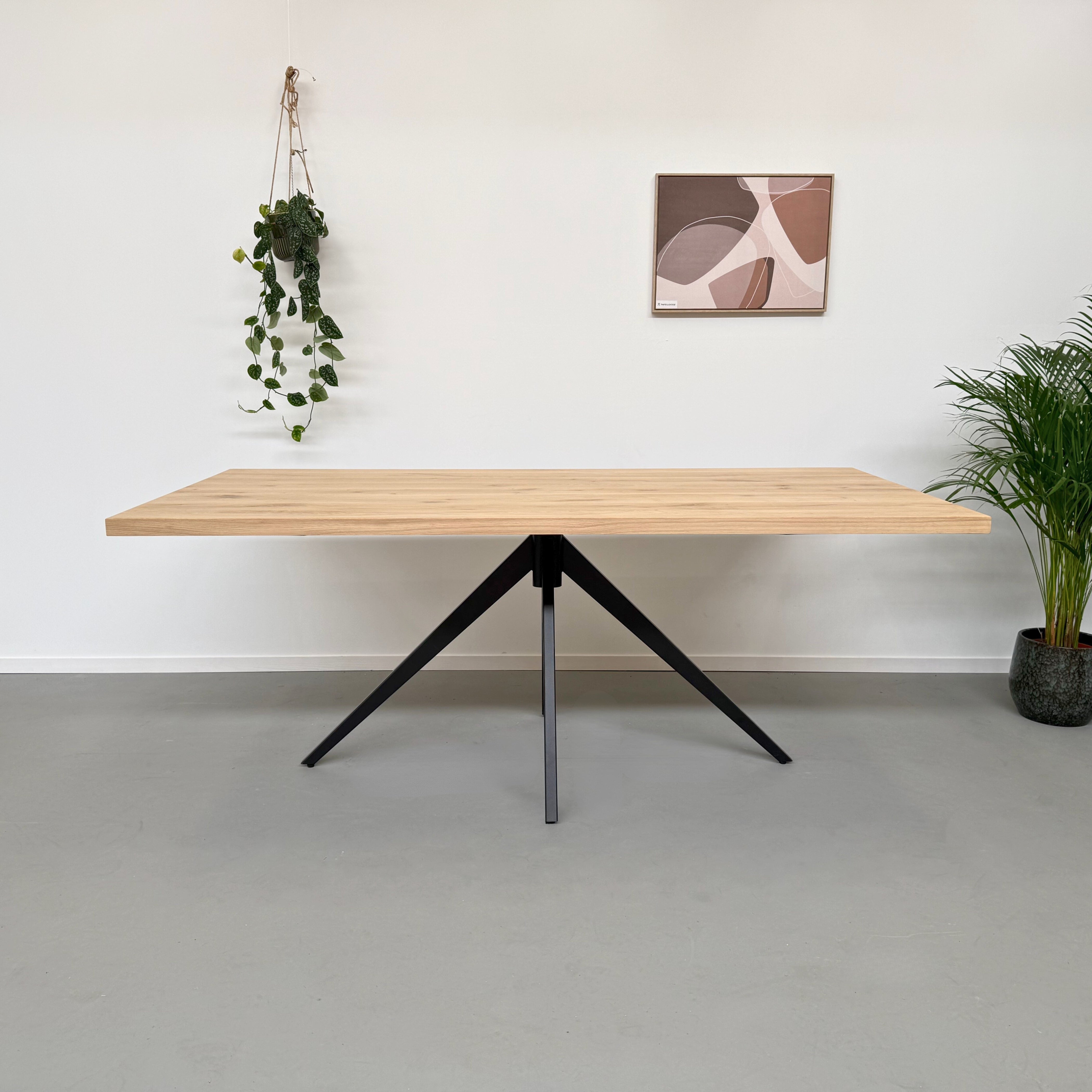 Rechthoekige eettafel "Hans" 