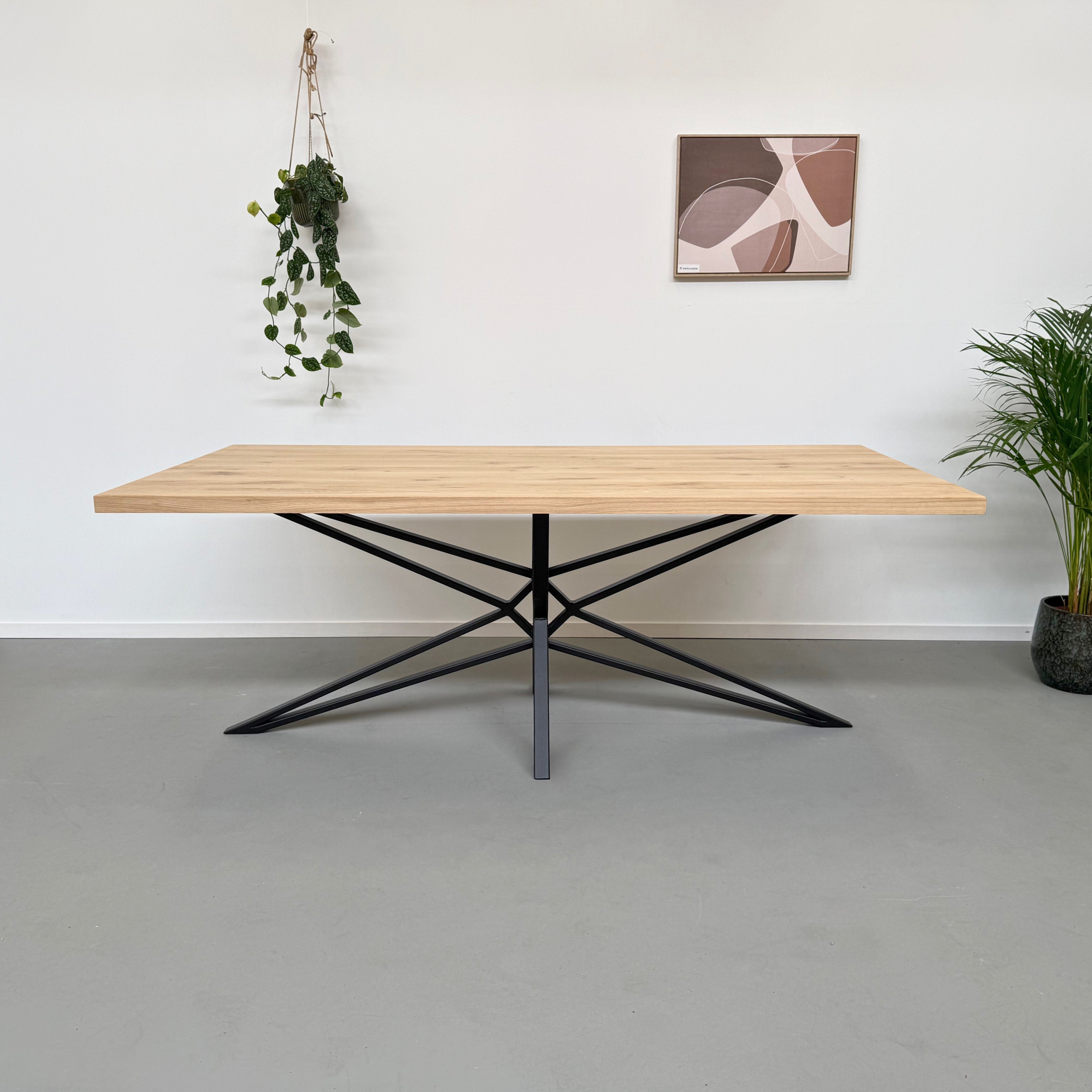 Rechthoekige eettafel "Gijs" 